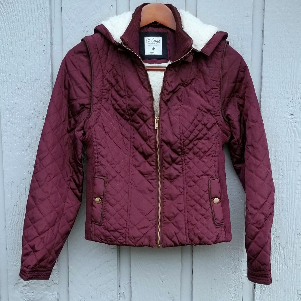 Burgundy Vest - Jacket - Picture 2 of 11